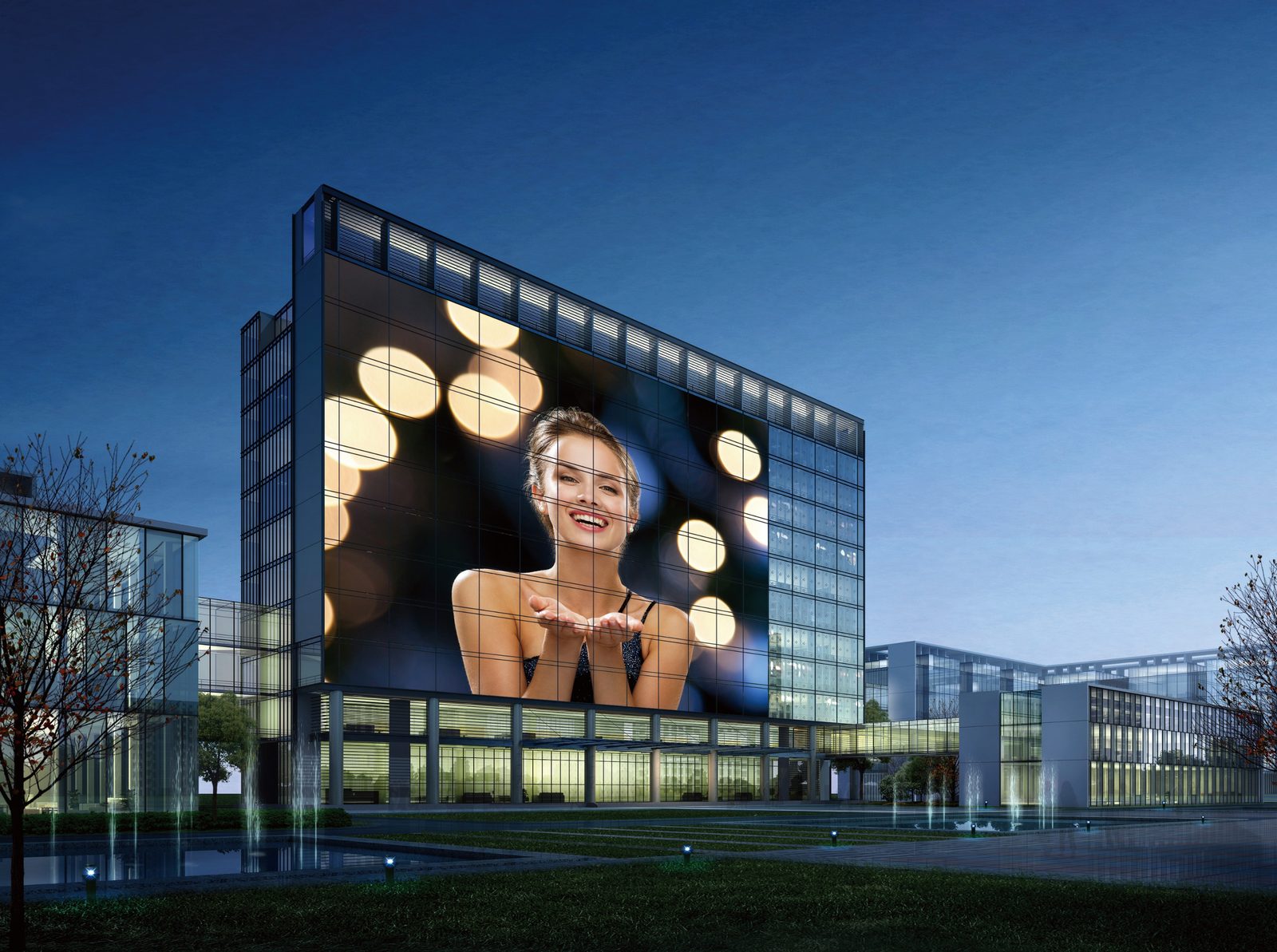 A building facade as a revenue-generating digital advertising asset